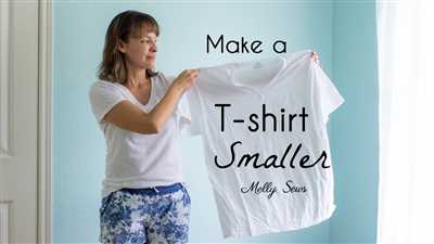 How to make shirt smaller