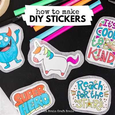 Make your own stickers...