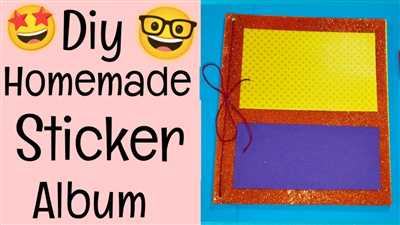 How to make sticker album