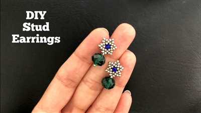 How to Make Resin Stud Earrings with 2 Part Epoxy Resin