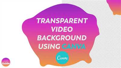How to make video transparent