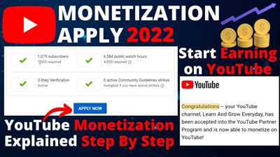 How to monetize from youtube