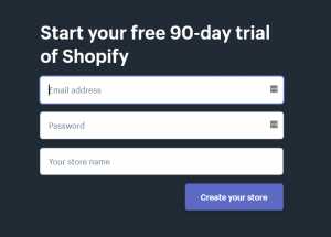 How to open shopify account