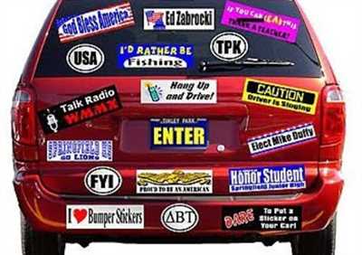 How to print bumper stickers
