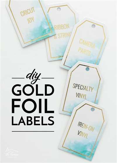 How to print foil labels