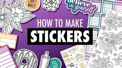 How to print homemade stickers