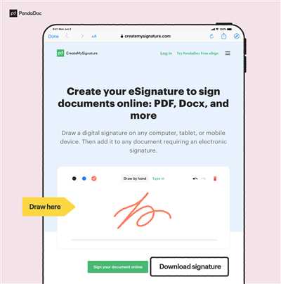 How to make a digital signature