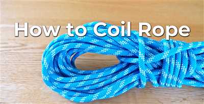 How to roll up rope