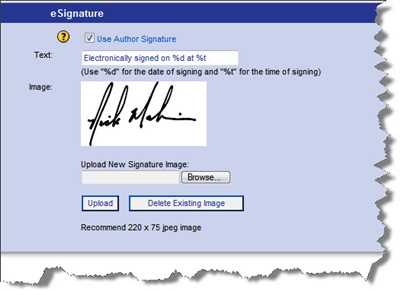 How to set up esign