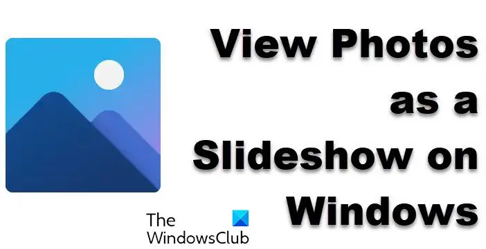How to slideshow pictures