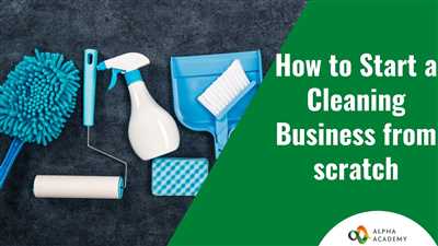 How to start a cleaning