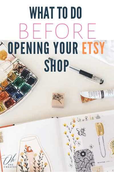 How to start etsy page