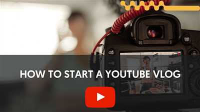 How to start vlogging youtube