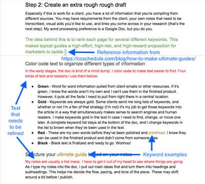 Write Guide Text