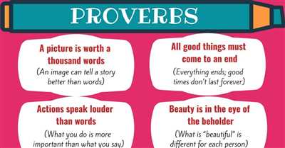 The Sentence Structure of Proverbs