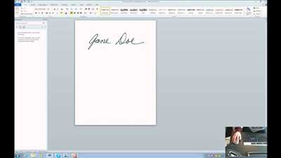 How to add a scanned signature to an e-signature using Acrobat X