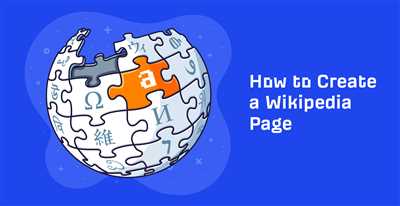 How wikipedia page is created