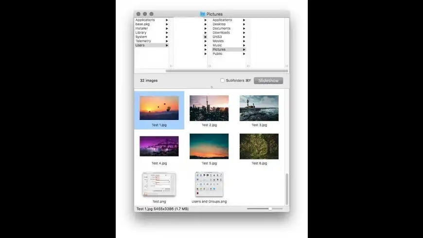 Mac how to slideshow pictures